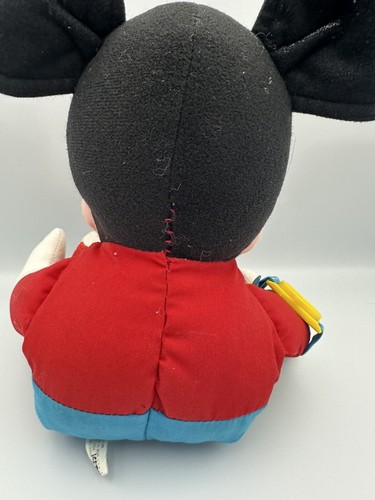 Vintage Mattel Disney Mickey Mouse Teach Me Stuffed Plush Learning Toy 15" 1992 - Picture 4 of 7