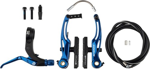 Promax P-1/Click V-Point Linear Pull Brake Kit - 108mm, Blue - 第 1/1 張圖片