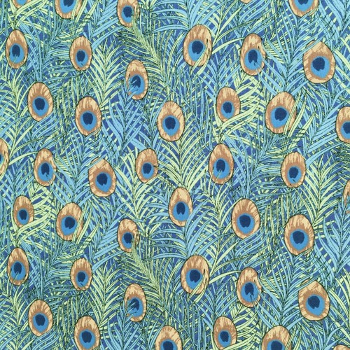 pfauenfeder stoff