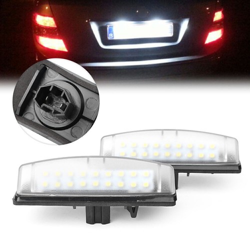 2x White LED License Plate Lights Lamps For Lexus IS300 IS200 LS430