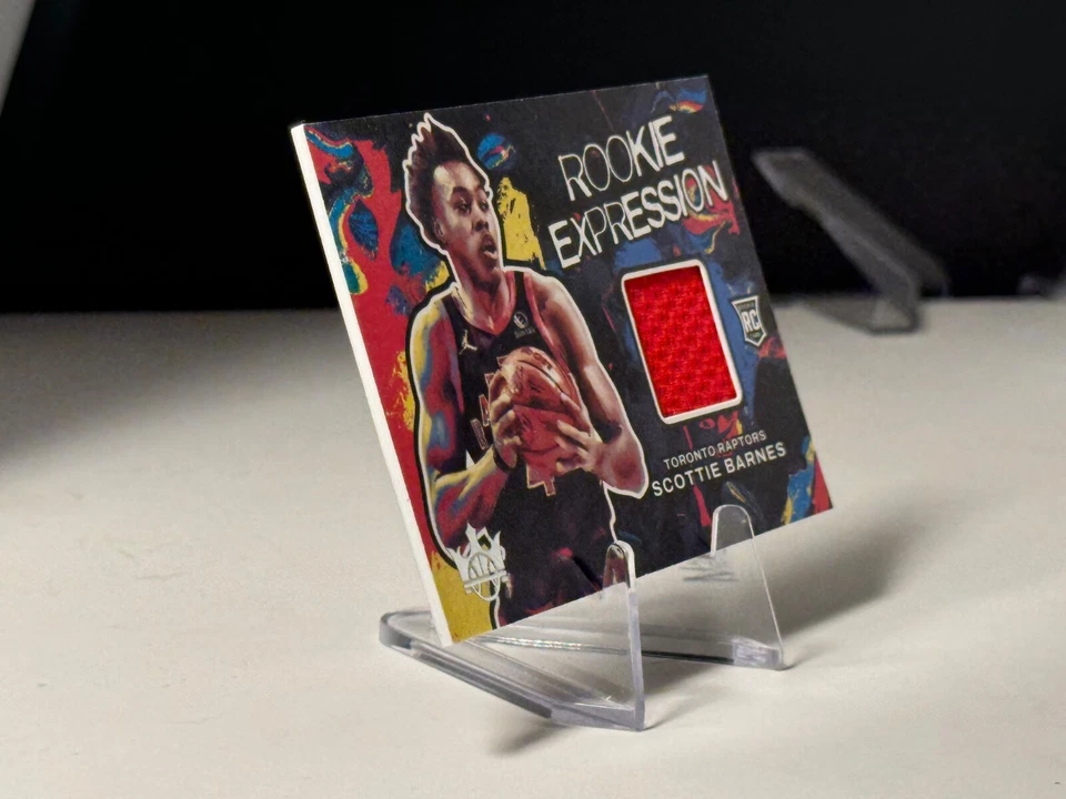 SCOTTIE BARNES RC 2021-22 Court Kings Rookie Expression REM-SCB Patch Card - Image 3 of 4