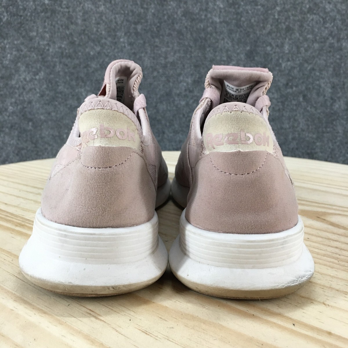 Reebok Shoes Womens 8 Classic Nylon SP Sneakers Pink Lace Up