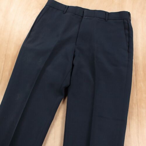 vtg usa made LEVI'S menswear polyester pants 33x30 dark blue talon 622 5318 - Picture 1 of 8
