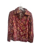 Camisa vintage casera cuello daga sin talla ver medidas en descripción