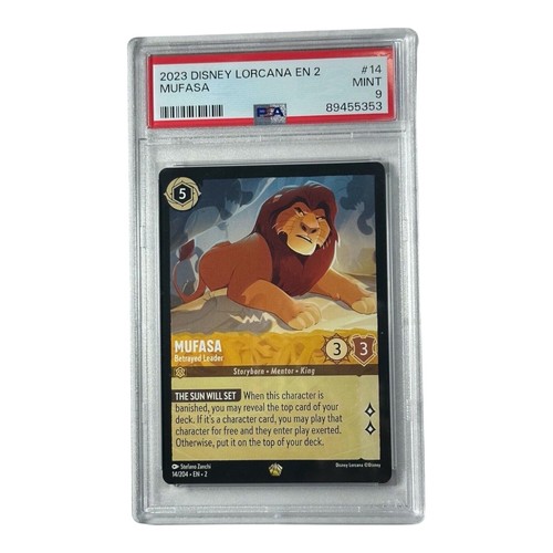 Mufasa - Betrayed Leader graded PSA 9 for sale on eBay