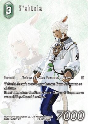Y'shtola Full Art Foil - PR-047/5-068L - NM - Final Fantasy | eBay