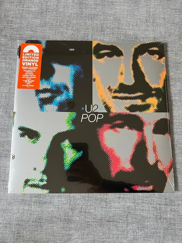 U2 Pop -  2 x  Orange Coloured LP VINYL - BRAND NEW, SEALED