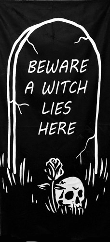 Wild Star Hearts - A Witch Lies Here - Beach Towel Medium sizes Microfibre Towel - Picture 2 of 2