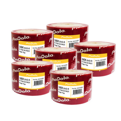 300 PC PioData 16X 4.7 GB DVD-R Logo Top Disc Blank Media 832-810SA