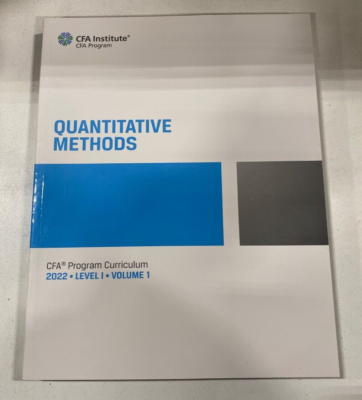 2022 CFA Program Curriculum Level I Set by CFA Institute (2021