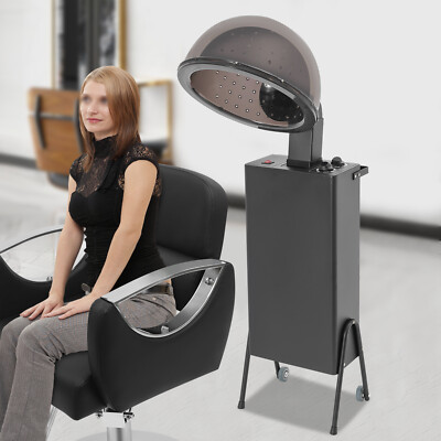 Hooded Hair Dryer w/Rolling Stand Barber Beauty Salon Floor Hair