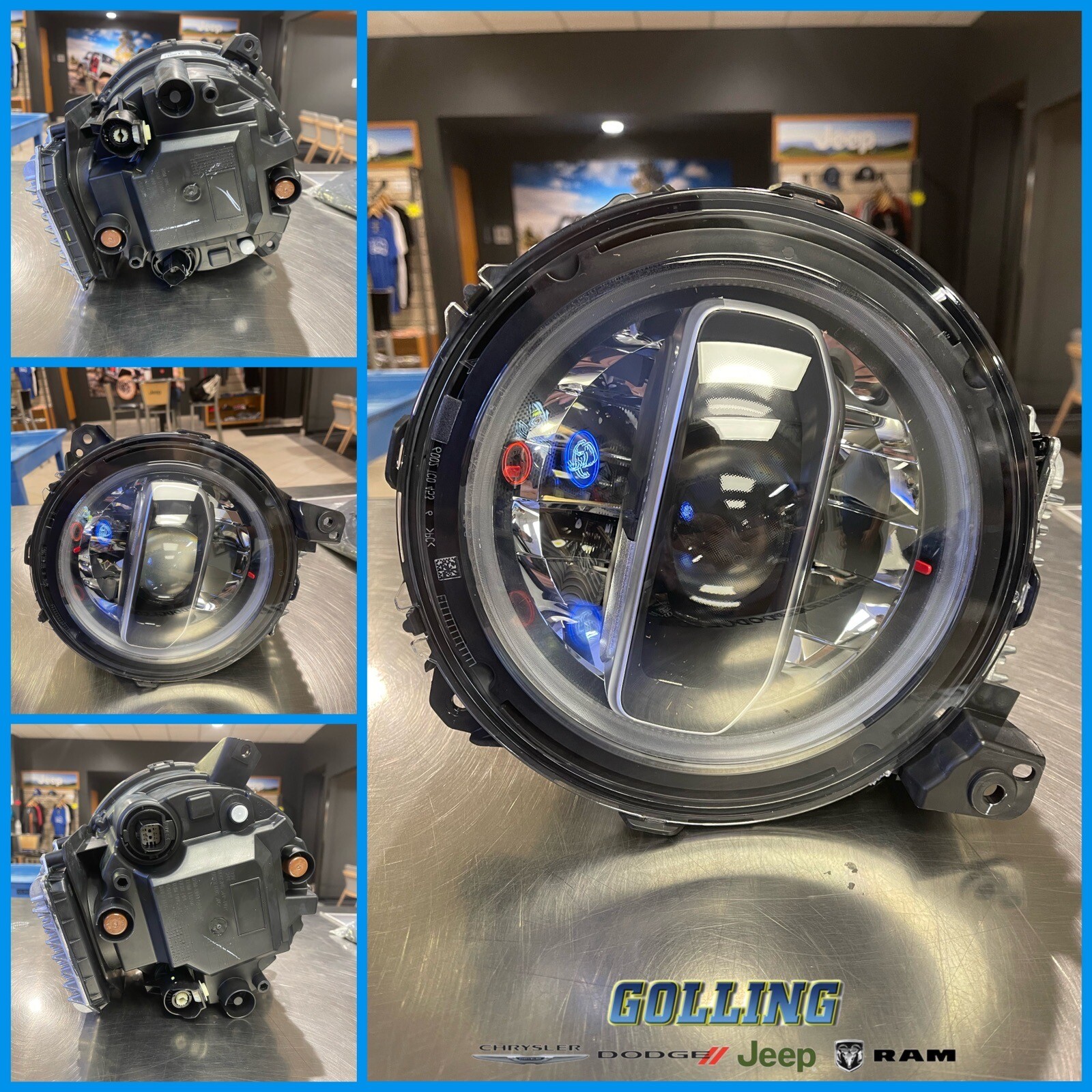 20182025 Jeep Wrangler & Jeep Gladiator Accessory LED Headlights