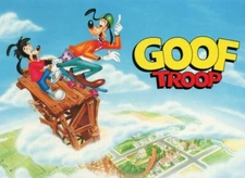 Vintage Walt Disney Goof Troop Goofy TV Show 1992 Advertising Postcard Oversized