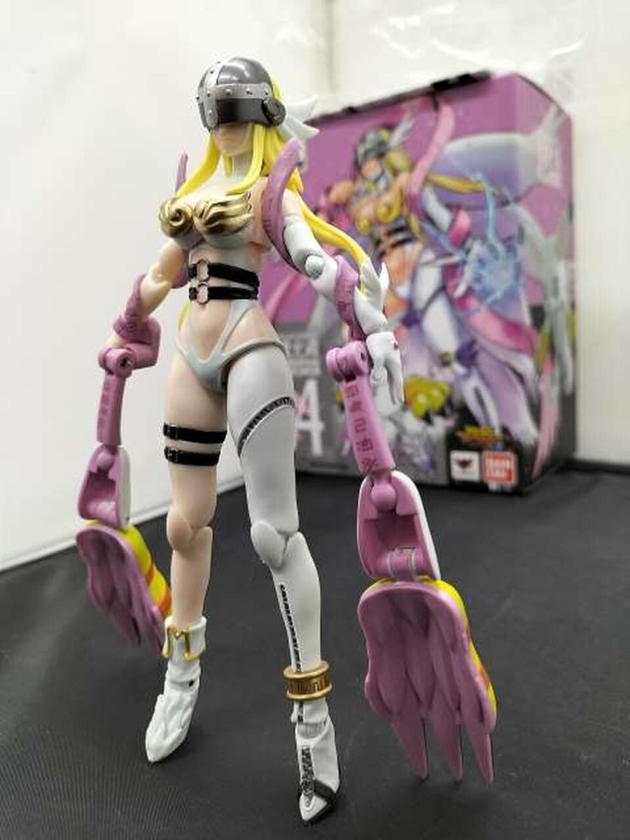 中古Digimonガレージキット（Angewomon＆Deviwomon） Digimon Angewomon & Lady Devimon 1/4 Painted Resin Statue 2