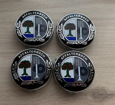 4X Mercedes AMG 75mm Felgendeckel Felgenkappe Nabenkappe Nabendeckel NEU