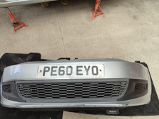 VW Polo Front Bumper 2010 Silver Complete With Grilles