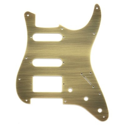 Metal Bronze 11 Holes SSH Guitar Pickguard for FD St Sq Style Electric Guitar