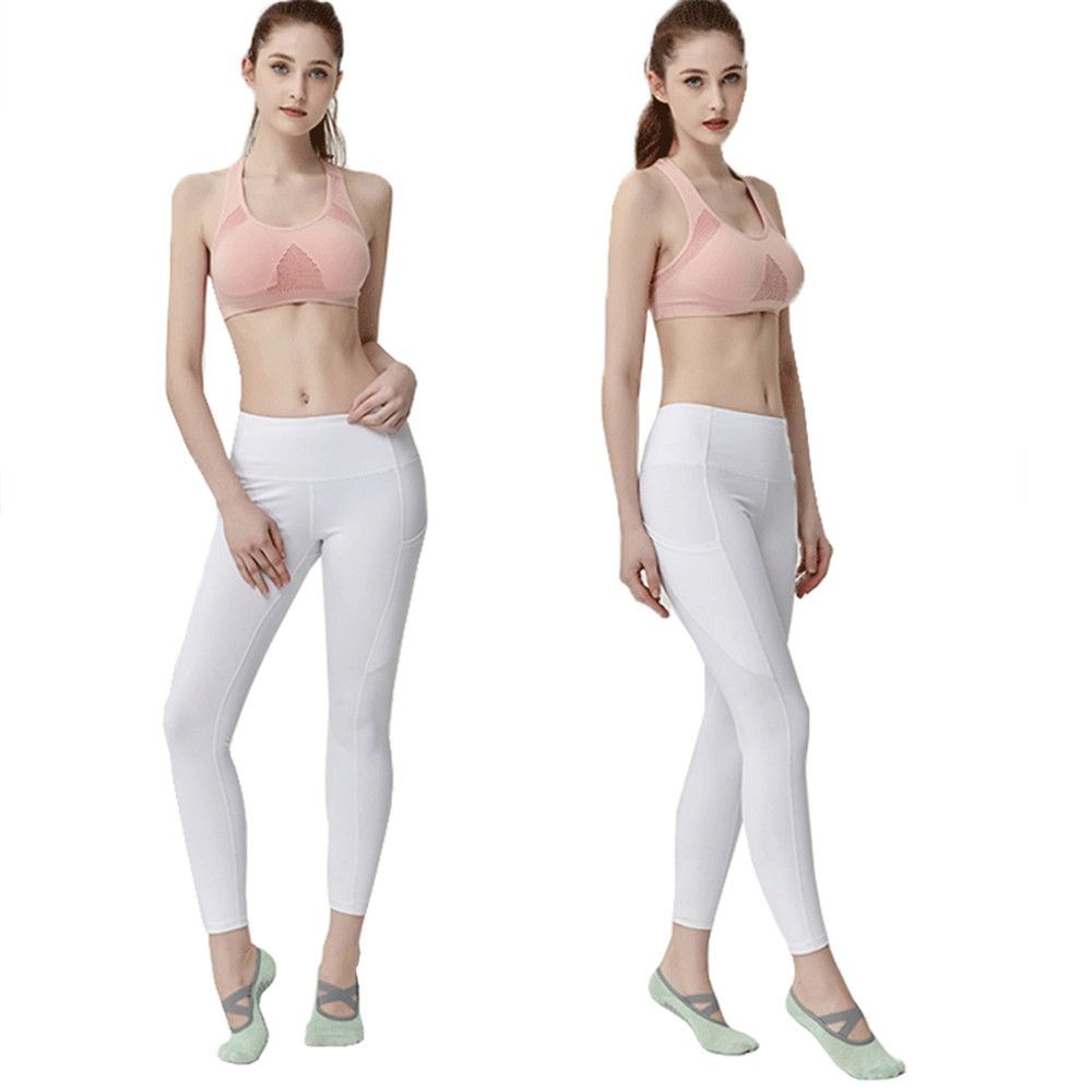 SAOLA Calze Yoga Donna Suola Silicone Traspiranti Antiscivolo Balletto Croce Pilates Calzini