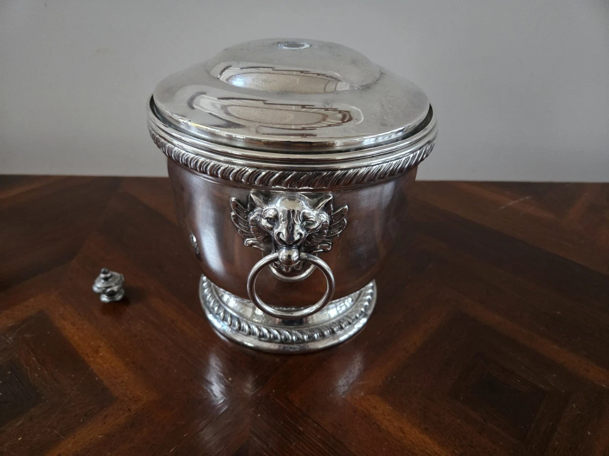 Silver Ice Bucket In Collectible Ice Buckets for sale | eBay