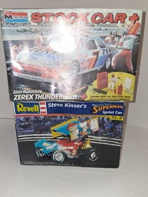 Superman Sprint Car Stock Car Plus Zerex Thunderbird Revell- Monogram 1 ...