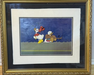 Vintage Disney 1937 Don Donald Animation Cel Donald Duck Donna Duck Read 