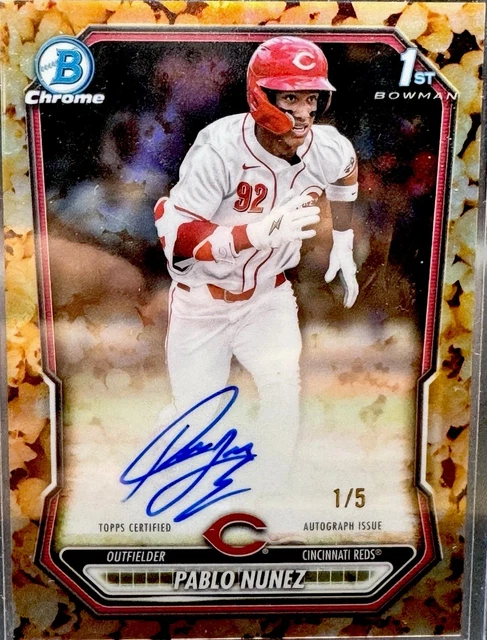 2026 Bowman Chrome 1st 1/5 Pablo Nunez Auto CPA-PN