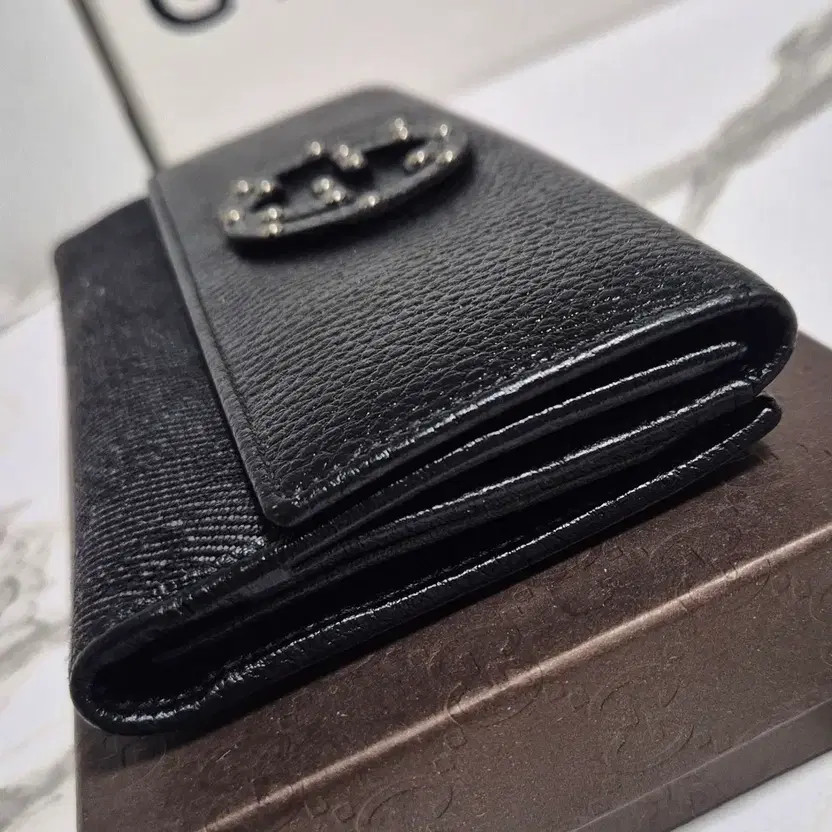 Gucci Interlocking Stud Card Wallet Authentic - image 5