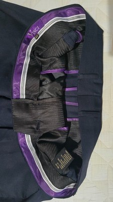 36x32 _ Vinci Mens Dress Pants - Navy - Premium Interior Lining