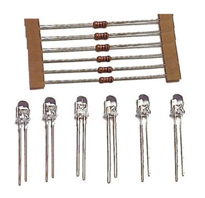 Train Tech TTLED4 LED Pack Fire Effect (2 Extra Sets)