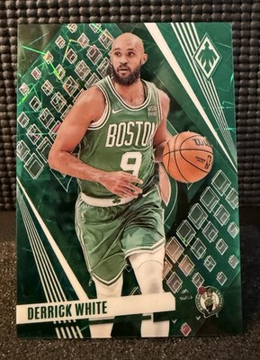   Derrick White 2023-24 Panini Phoenix #78 Green Laser /175 COLOR MATCH Celtics