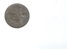 1962 - UK ELIZABETH II sixpence  6d coin