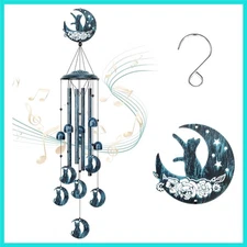 Wind Chimes, Cat Memorial Wind Chime for Outside Cat Lover Gifts for Women Gr...