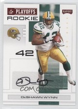 2007 Playoff NFL Playoffs Rookie Red Signatures /100 DeShawn Wynn #180 Auto 0k0