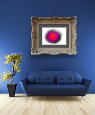 MARK RICHARD - MODERN ABSTRACT, ORIGINAL ART WORK, LIMITED EDITION, SIGNIERT,