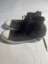 Converse Chuck Taylor All Star High Top Corduroy Sneakers Brown Mens 9 Womens 11