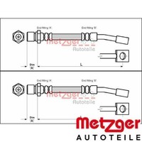 2X Bremsschlauch Metzger 4114679 2 BremsschläUche Rechts Links Vorne