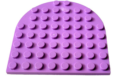 LEGO 41948 MEDIUM LAVENDER Plate, Round 8x8 Rounded End  1pc / part