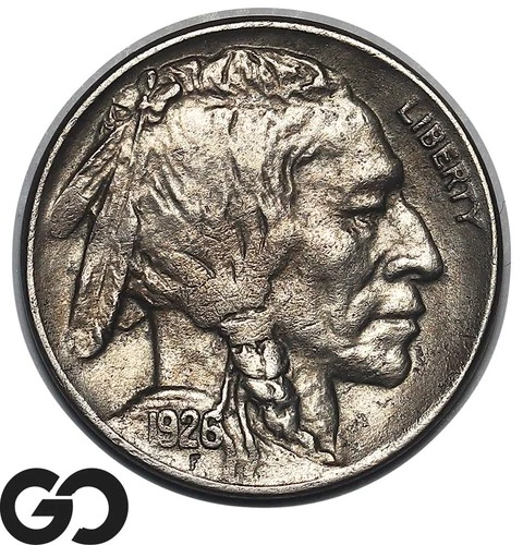 1926-D Buffalo Nickel, Rare In MS, Uncirculated Key Date Denver Issue