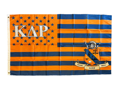 Kappa Delta Rho Fraternity 3x5ft American Flag Style-2 Grommets
