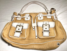 Michael Kors Woven Leather Tote Handbag