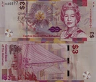BAHAMAS 3 DOLLARS P-78 L.2000 (2019) QUEEN QE II SHIP UNC BAHAMIAN CURRENCY NOTE