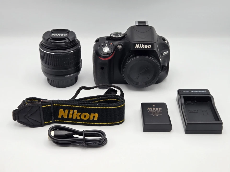 [MINT / 2k shots] Nikon D5100 Digital SLR Camera + 18-55mm Lens Kit From Japan - Image 2 of 4