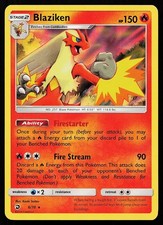Blaziken 6/70 Holo Rare Dragon Majesty Pokemon Card