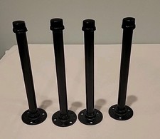 Industrial Pipe Shelf Brackets 10 inch - Set of 4 Rustic Floating