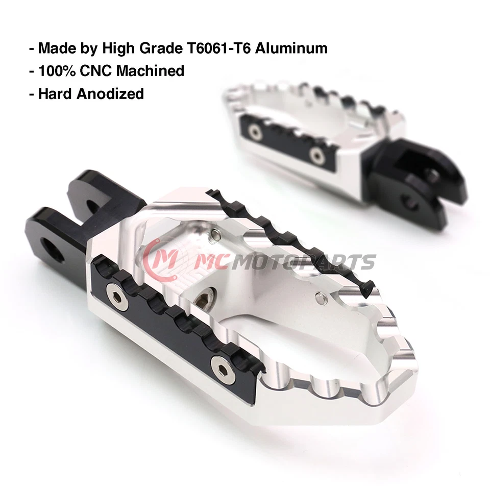 For BMW F800S 2005-2009 Replacement Rider Wide Foot Pegs Foto 2 de 4