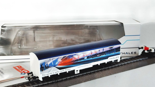 PIKO 72128  HO Wagon Thales Rail Signalling Solutions  1/87  1:87 Rare | Condition: Occasion
