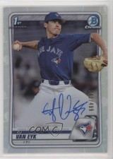 2020 Bowman Draft Chrome Picks Refractor 241/499 CJ Van Eyk #CDA-CV Auto 4l3