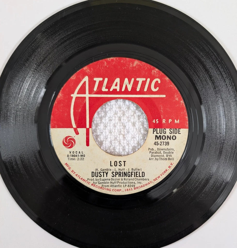 DUSTY SPRINGFIELD, 7 «45, МОНО DJ, OG 1970, LOST - Изображение 3 из 3