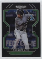 2022 Panini Prizm Draft Picks Black Prizm Brenner Cox #PDP111 13vr
