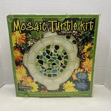 Vintage Milestones Mosaic Turtle Stepping Stone Kit Sealed